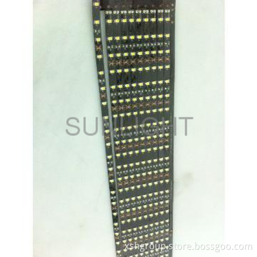 Black circuit board led strip